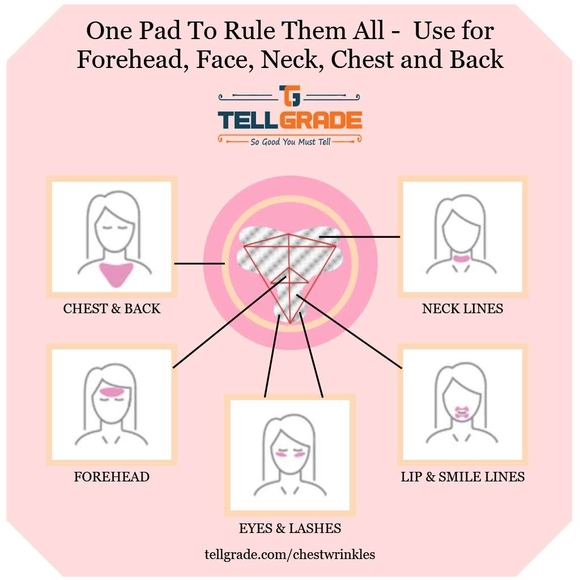 Anti Wrinkle Silicone Chest Pad - Largest Size - Picture 6 of 11